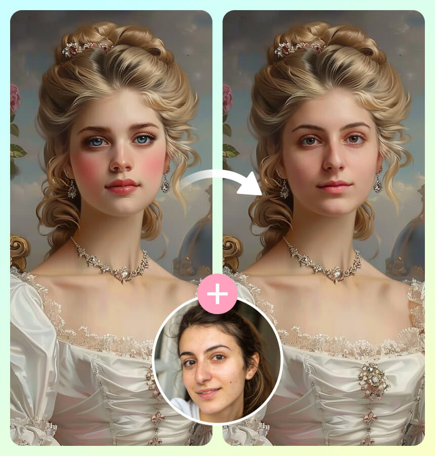 BeautyPlus AI face swap