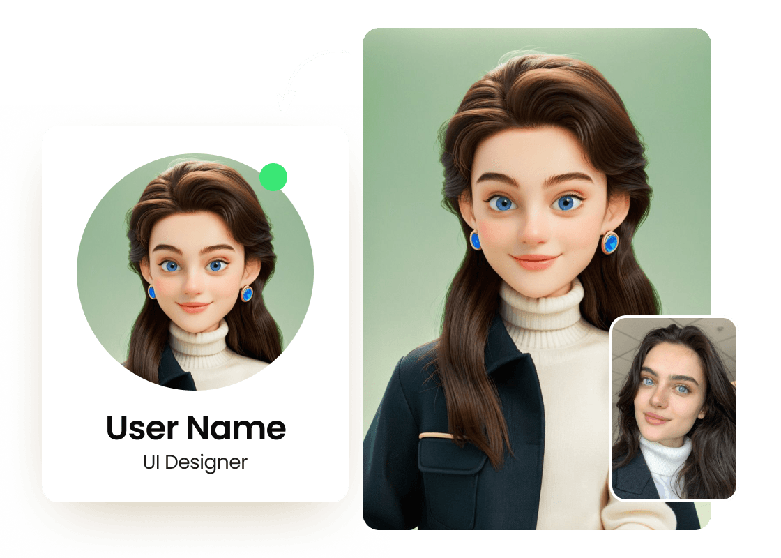 Photo a dibujo animado 3D