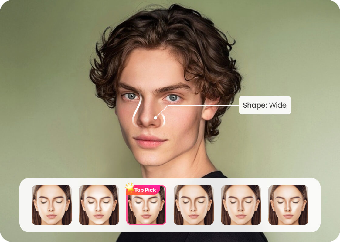 BeautyPlus AI Face Shape Detector