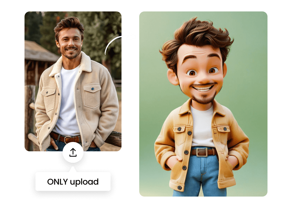 Photo a dibujo animado 3D