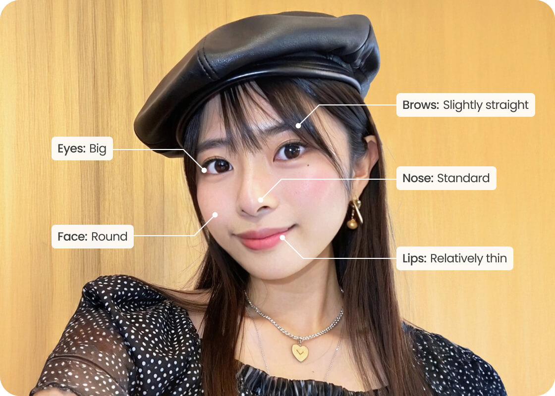 BeautyPlus AI Face Shape Detector