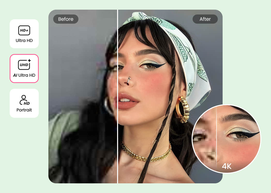 AI Upscaler Foto BeautyPlus