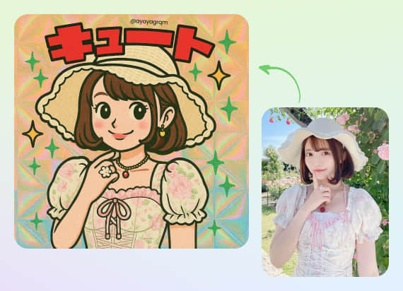 ビックリマン風シール